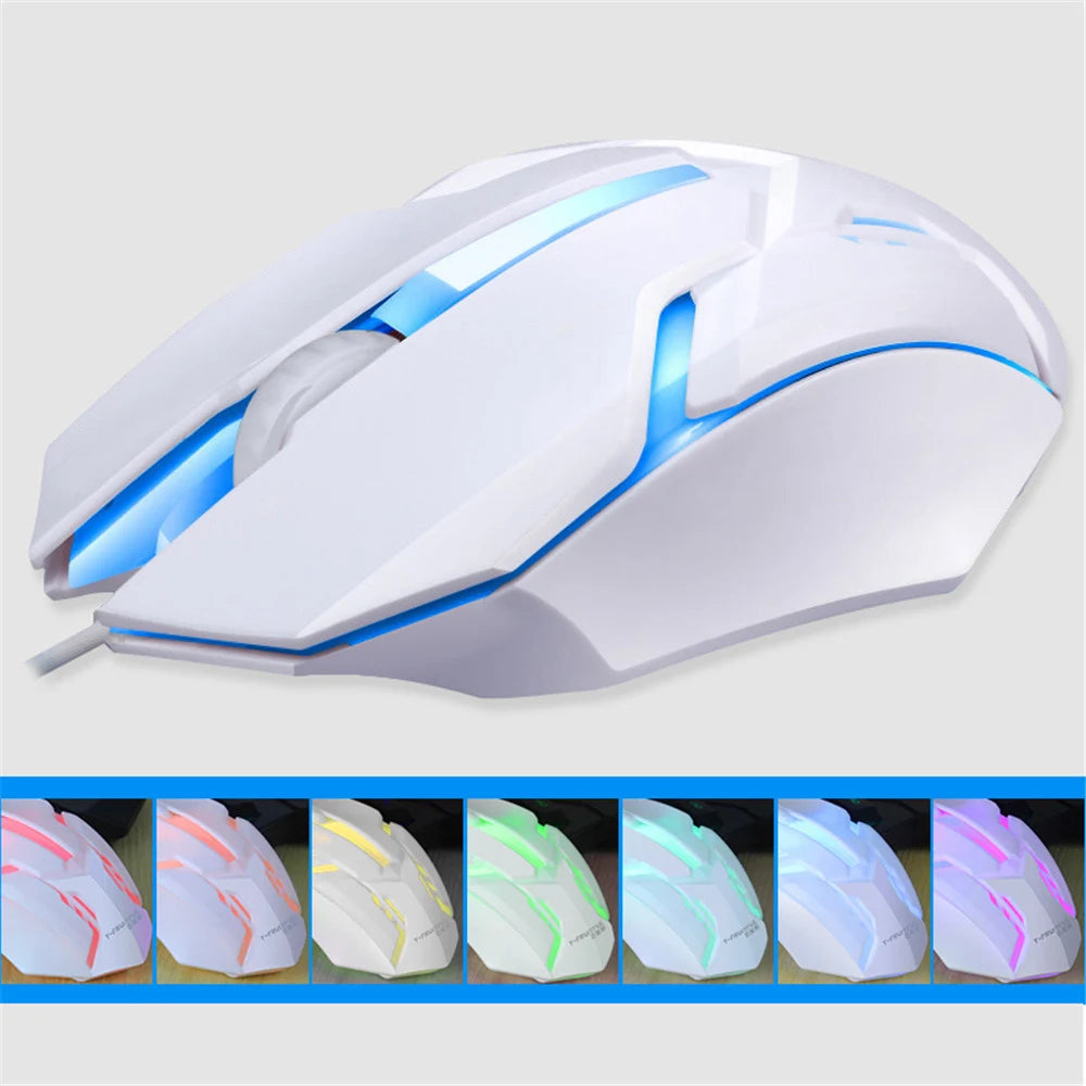 USB Wired Gaming Mouse 5000 DPI 3 Buttons Silent Mause Backlit Professional Gamer Mice Ergonomic Computer Mouse For PC Laptop