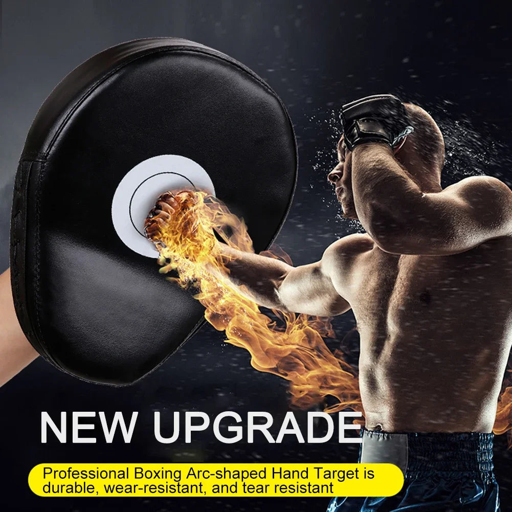1PC Kick Boxing Gloves Pad PU Leather Punch Target Bag for Adults Kids MMA Karate Muay Thai Free Fight Sanda Training Equipment