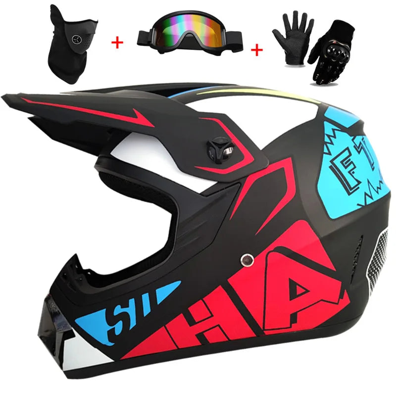 Full Face Motorcycle Helmet Off-road Motorbike Free Shipping Send 3 Gifts Downhill AM DH Cross Capacete Motocross Casco helmets