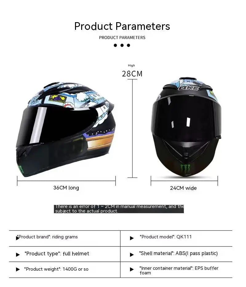 DOT Motorcycle Helmet Full Face Safety Motobike Scooter Casco Moto Modular Capacetes Helmets  Full Face Casco Unisex