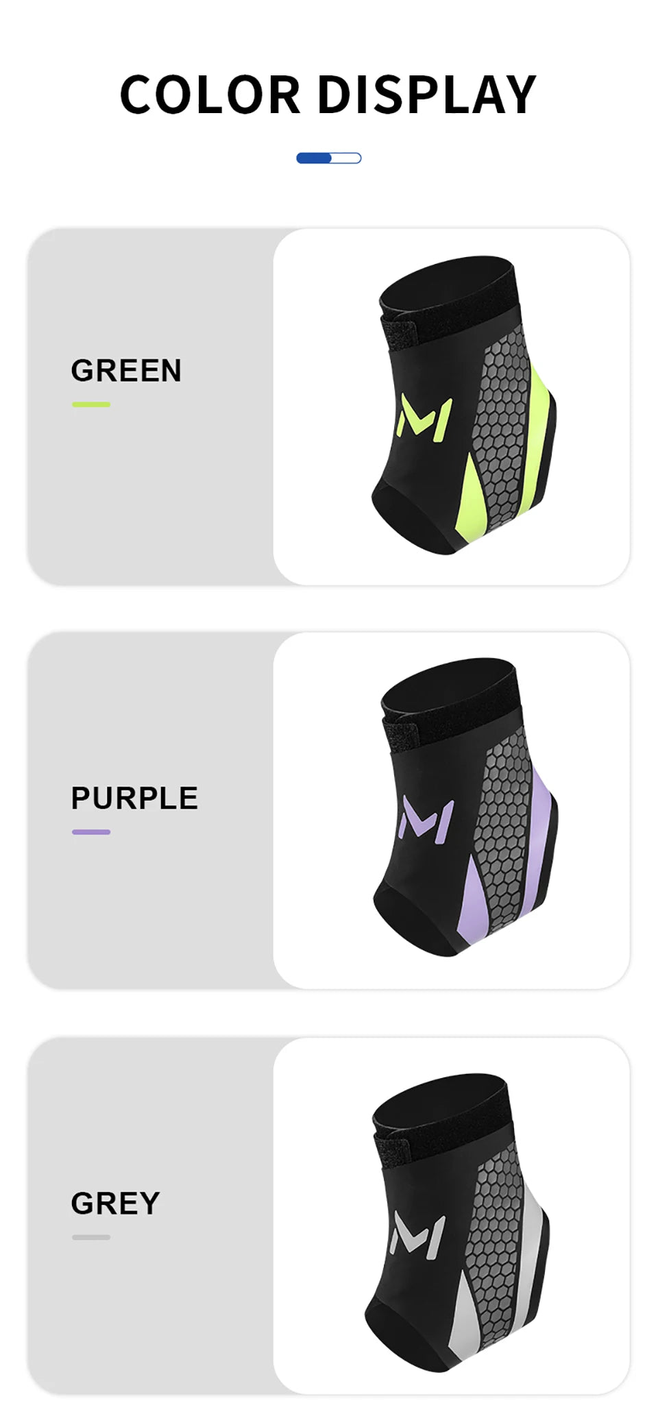 GOBYGO 1Pcs Ankle Protectors Running Joint Strain Ankle Wear Tear Anti-fracture Ankle Protector Basketball Soccer Men Women