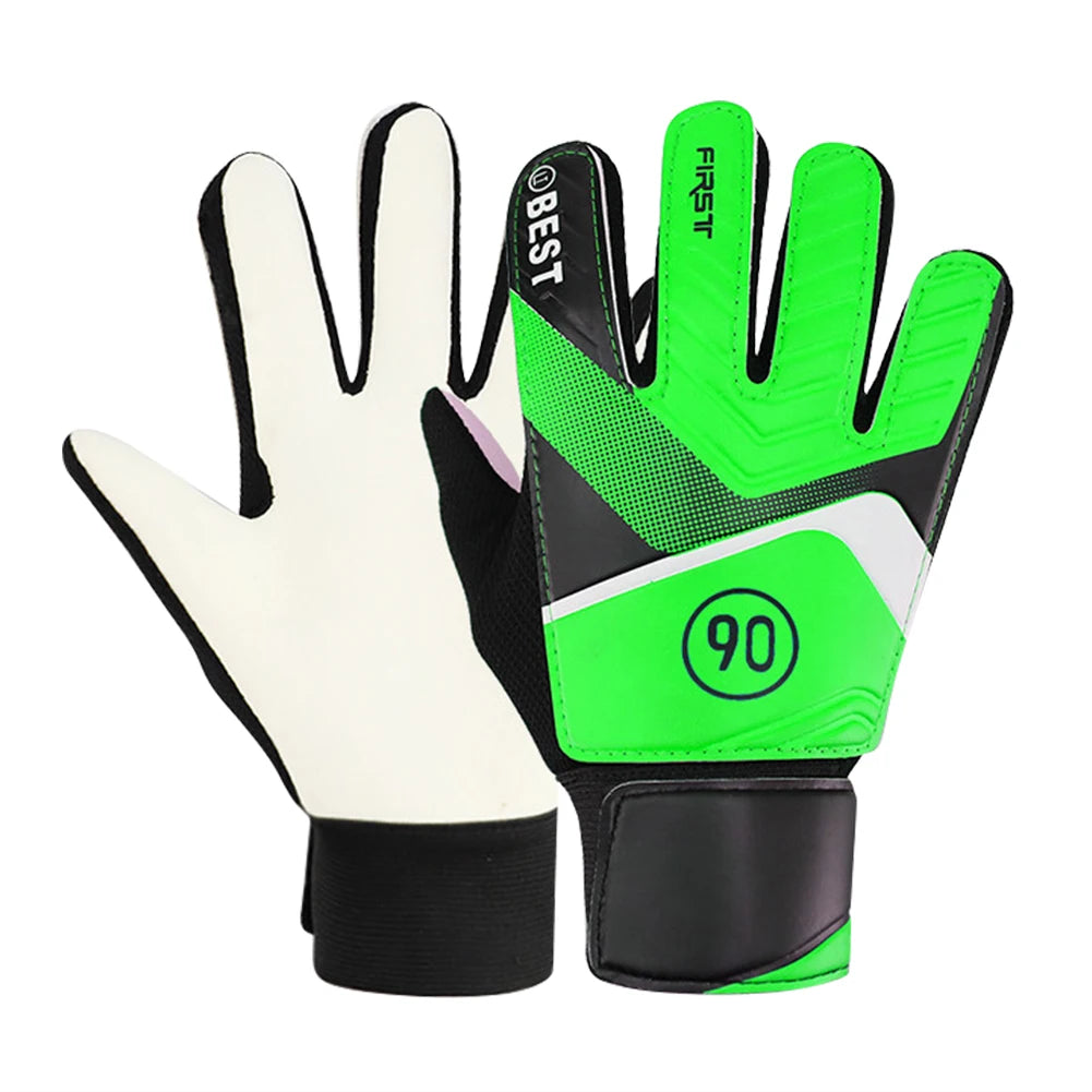 Children's Goalkeeper Gloves Latex Goalkeeper Gloves For Kids Football Goalkeeper Anti-Slip Training Gloves Soccer Goalie Gloves