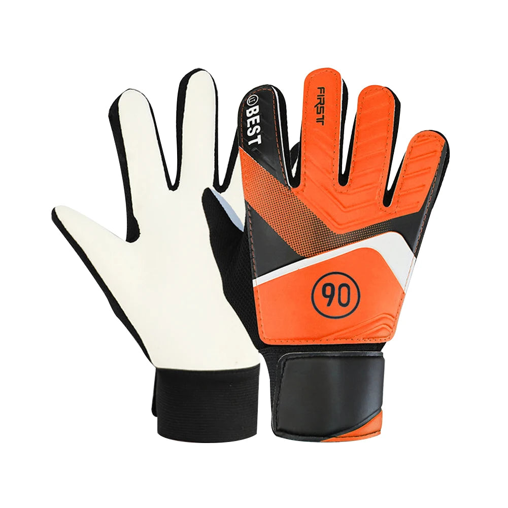 Children's Goalkeeper Gloves Latex Goalkeeper Gloves For Kids Football Goalkeeper Anti-Slip Training Gloves Soccer Goalie Gloves