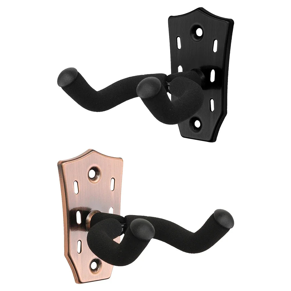 Guitar Holder Hook Metal Acoustic Guitar Hook Holder Stand Non-slip Guitar Hanger Wall Mount for Electric Guitar Bass Ukulele