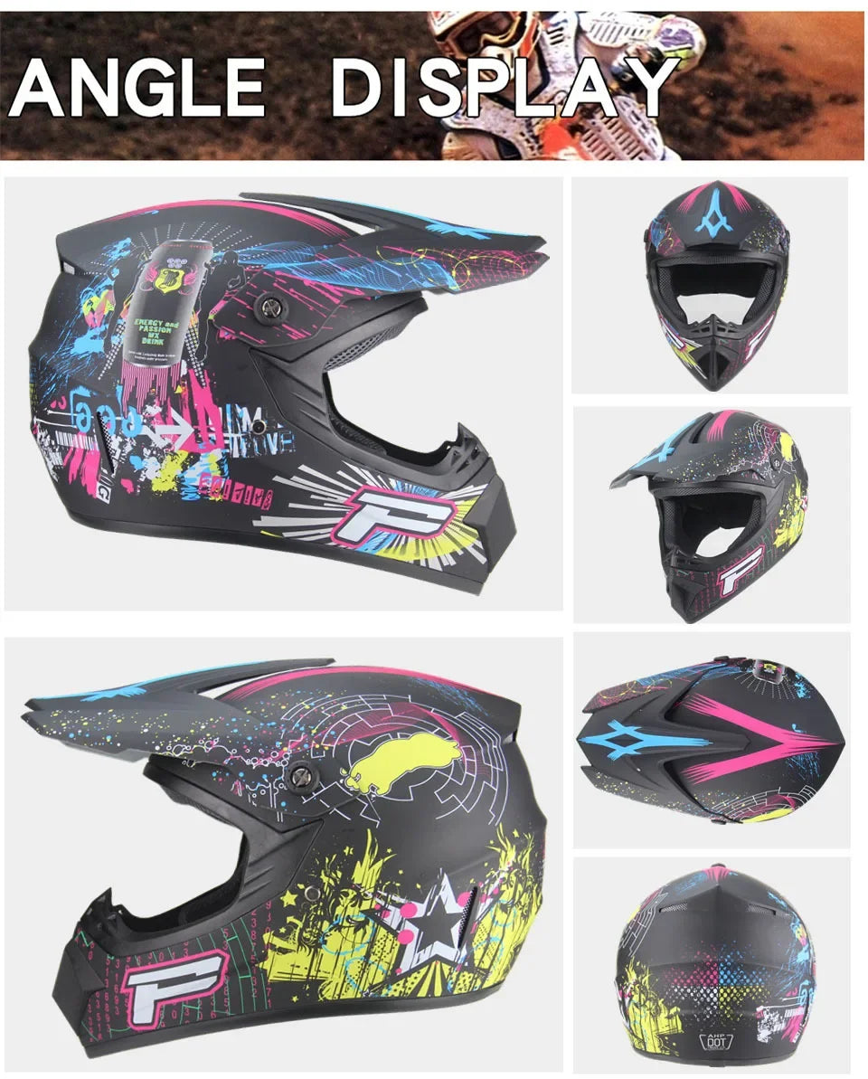 Full Face Motorcycle Helmet Off-road Motorbike Free Shipping Send 3 Gifts Downhill AM DH Cross Capacete Motocross Casco helmets