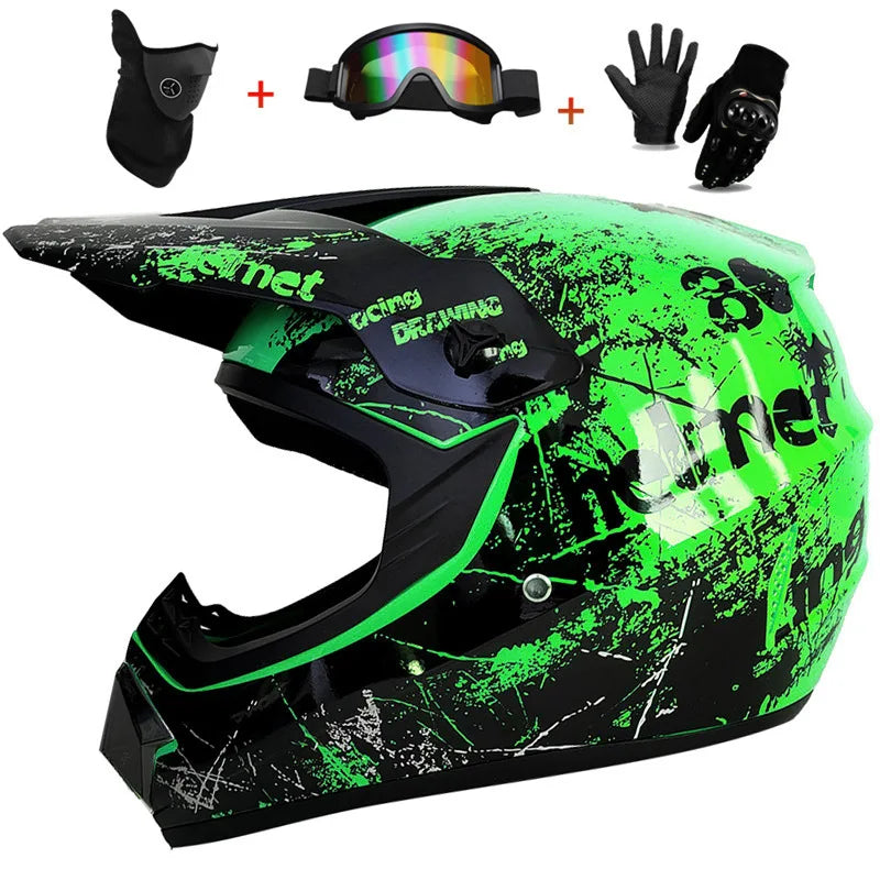 Full Face Motorcycle Helmet Off-road Motorbike Free Shipping Send 3 Gifts Downhill AM DH Cross Capacete Motocross Casco helmets
