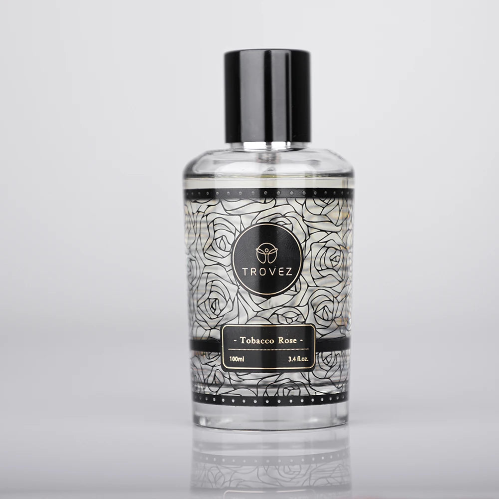 TROVEZ Tobacco Rose 100ml Perfume Long-lasting Fragrance Rich Unisex Perfume Scent Gifts Aroma Body Spray Perfumes for Men Women