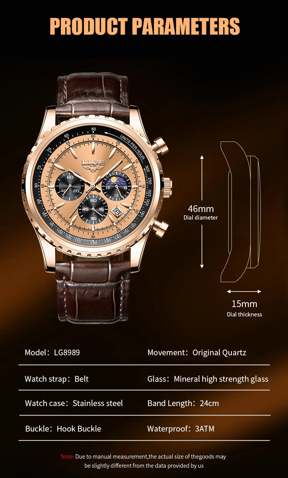 Relogio Masculino LIGE New Men Watch With Full Steel Waterproof Luminous Quartz Watch For Men Fashion Military Date Chronograph