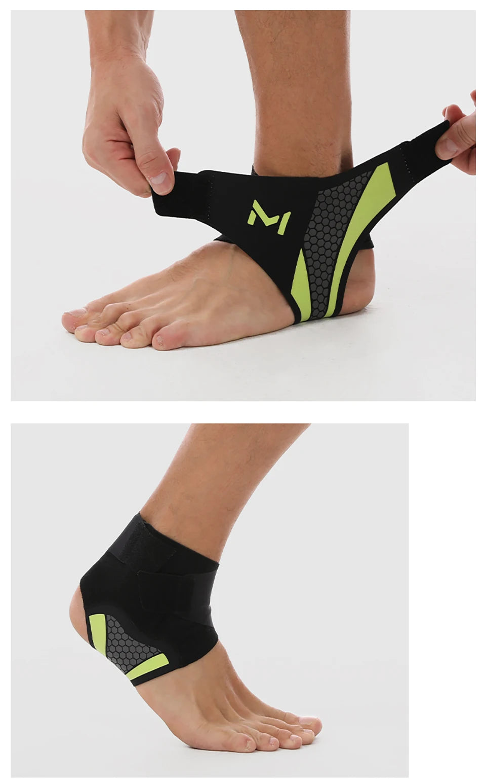 GOBYGO 1Pcs Ankle Protectors Running Joint Strain Ankle Wear Tear Anti-fracture Ankle Protector Basketball Soccer Men Women