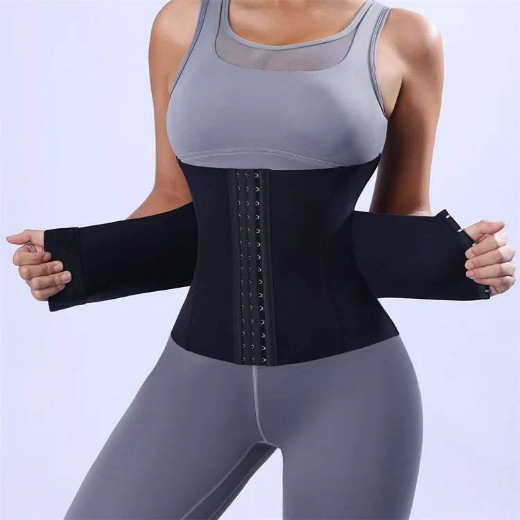 MiiOW Waist Trainer Corset Women's Binders Shapers Tummy Wrap Body Shapewear Breathable Slimming Belt Flat Belly Workout Girdle