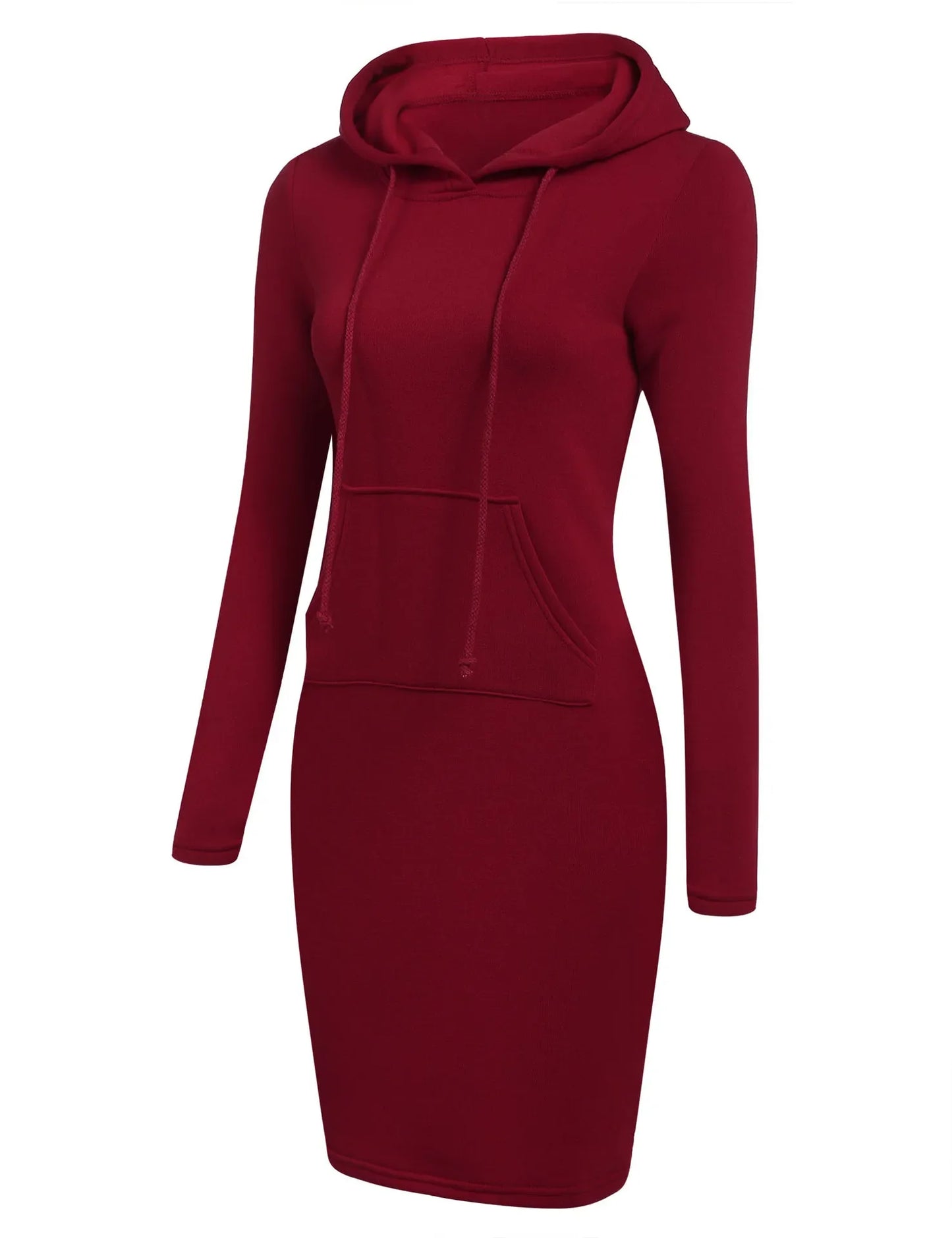 Ladies Autumn Attire Women's Hooded Dresses Hoodie - Style Sweatshirt Dresses for Women Tops in Ladies Clothing