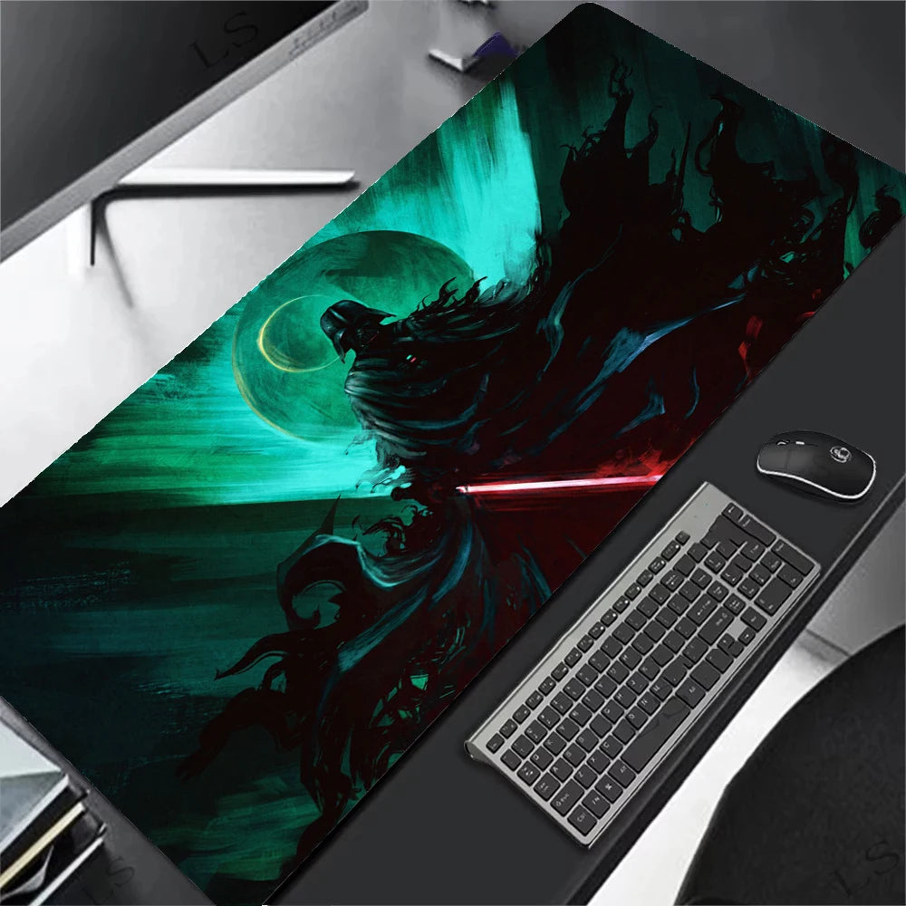 Mouse Pad Star Wars Anime Carpe Large PC HD Gamer Computer Mausepad Varmilo Keyboard Gaming Accessories Desk Mat Durable 90X40CM