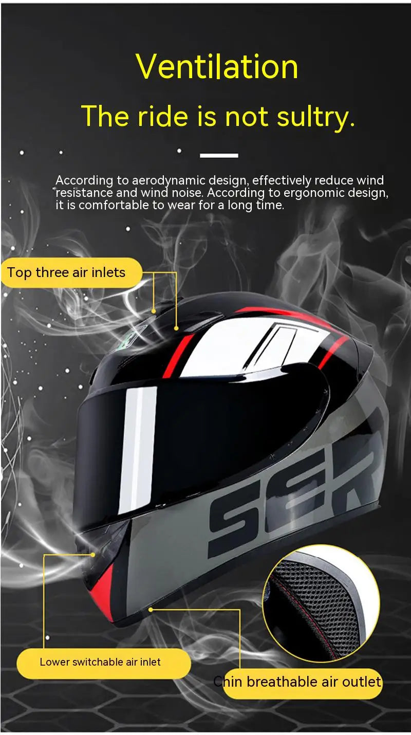DOT Motorcycle Helmet Full Face Safety Motobike Scooter Casco Moto Modular Capacetes Helmets  Full Face Casco Unisex