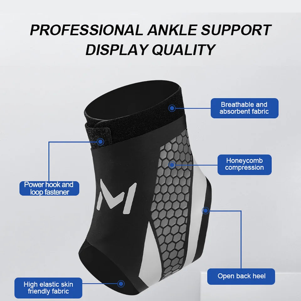 GOBYGO 1Pcs Ankle Protectors Running Joint Strain Ankle Wear Tear Anti-fracture Ankle Protector Basketball Soccer Men Women