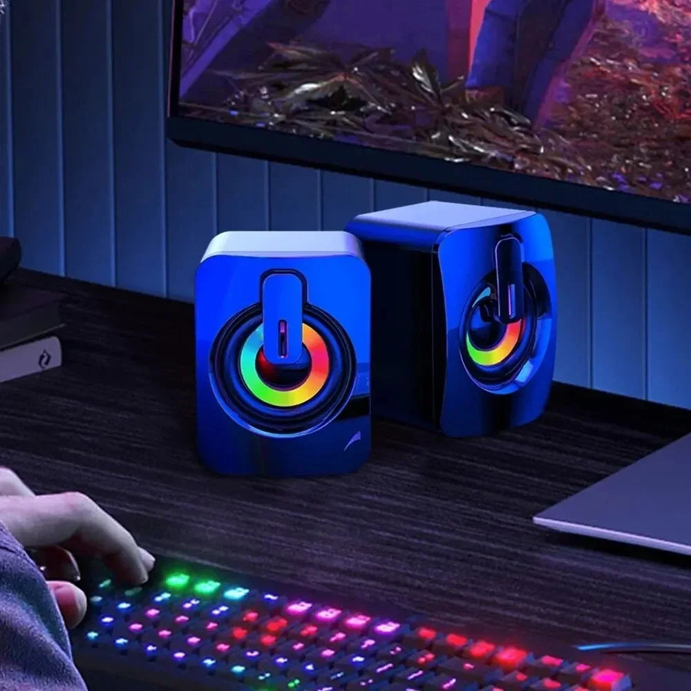 Mini Speaker For Computer PC Laptop Desktop Caixa De Som Sound Box Music Audio System Column Coluna Stereo Set Bocina Acoustics﻿
