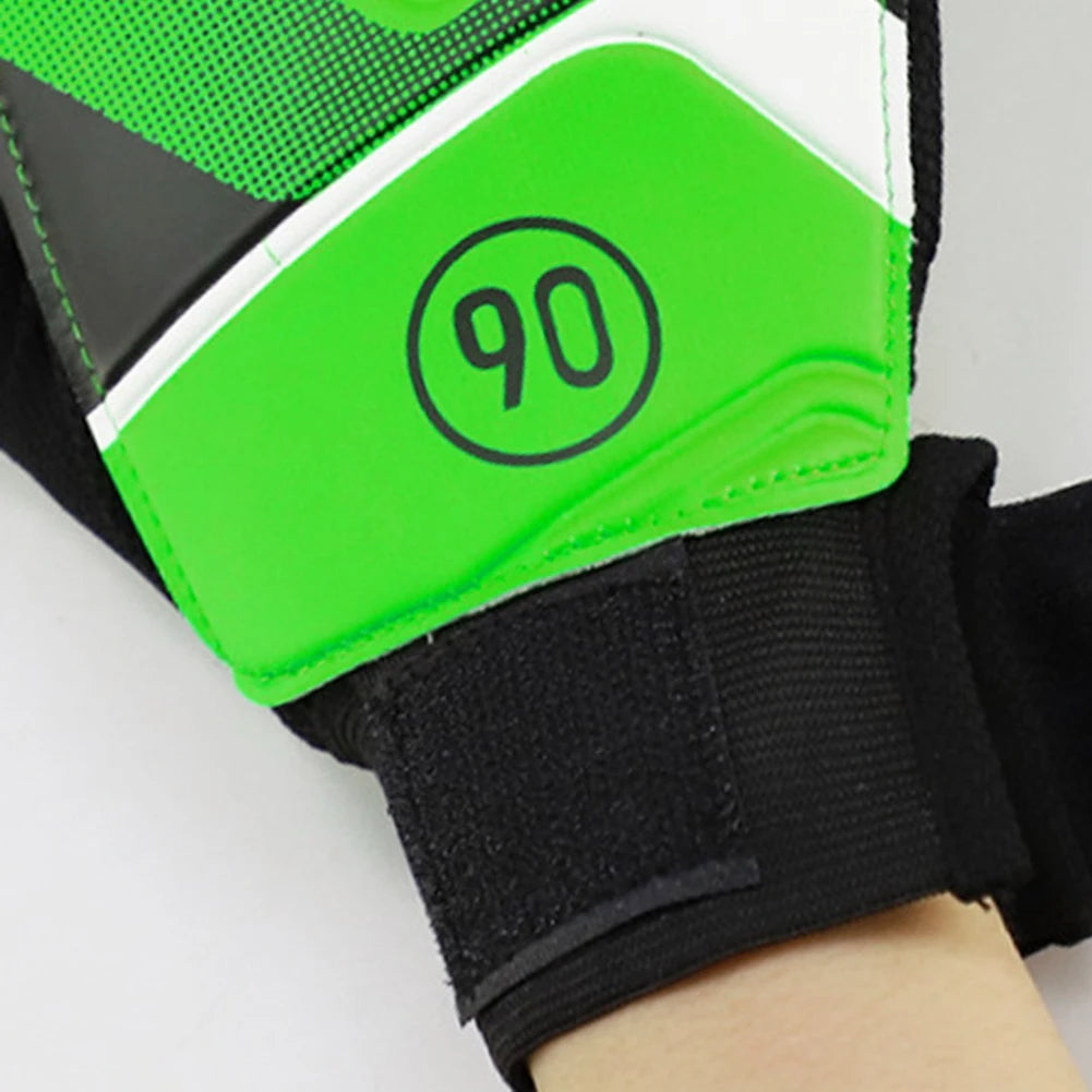 Children's Goalkeeper Gloves Latex Goalkeeper Gloves For Kids Football Goalkeeper Anti-Slip Training Gloves Soccer Goalie Gloves