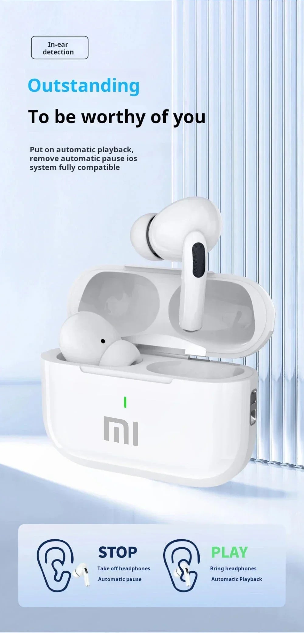 Wireless Bluetooth Earphones IN-Ear EarbudOriginal A7 for Xiaomi Waterproof ENC Noise Headphone With Mic Sports Hifi Headsets